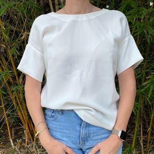 Madewell White Formal Blouse Size x-small